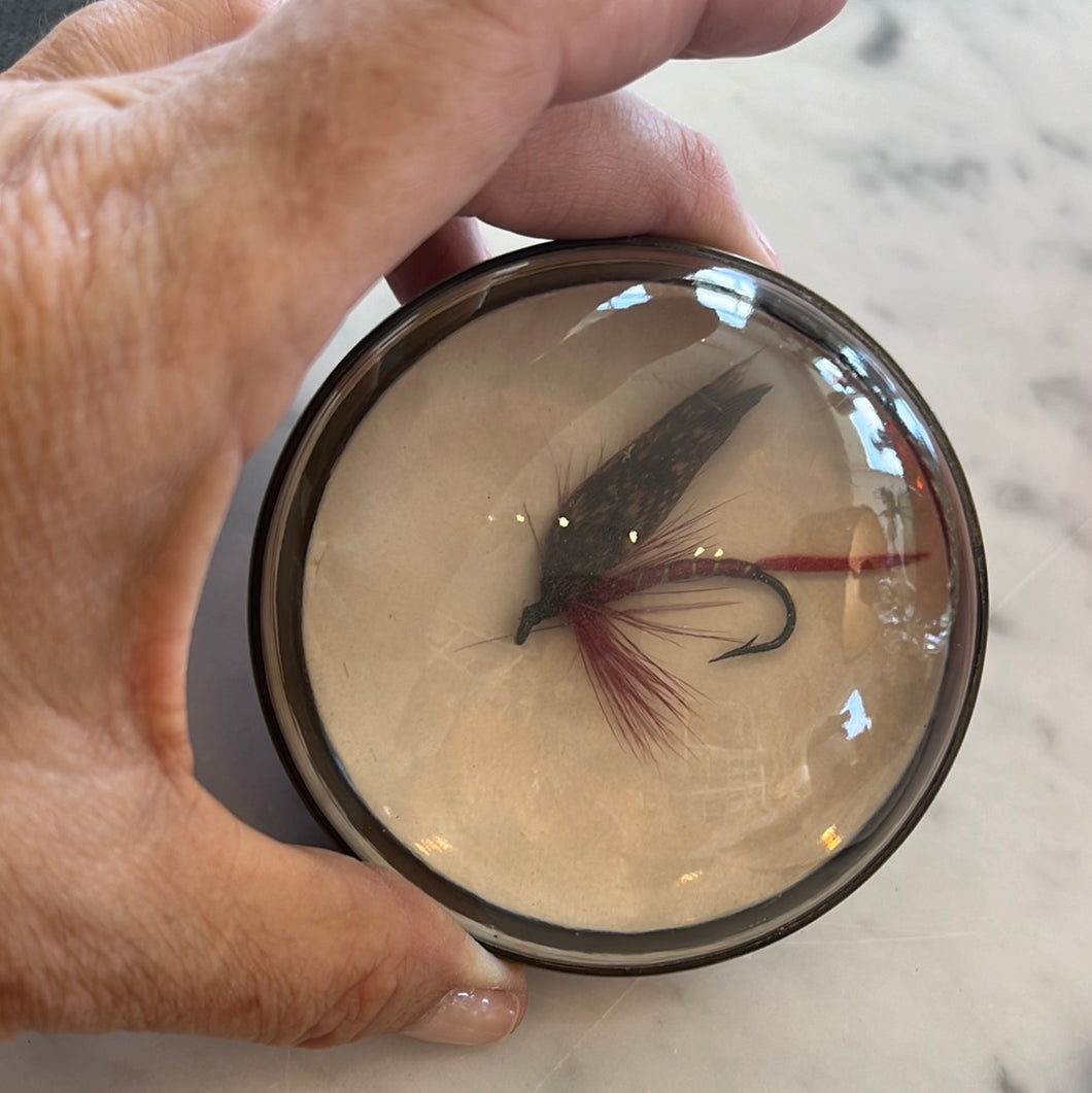 antique fly fishing hooks vintage fly fishing hook paperweight – Pink Cactus